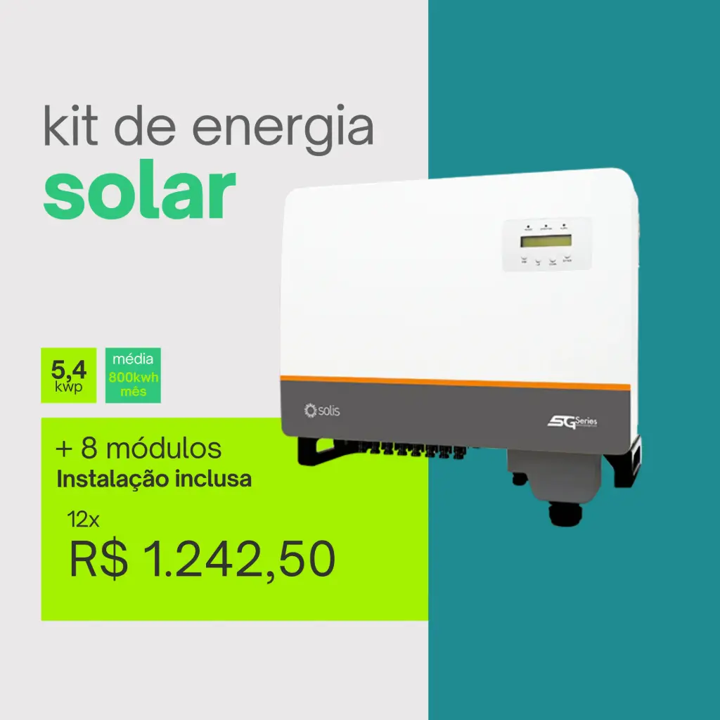 Kit energia solar 5,4 kwp